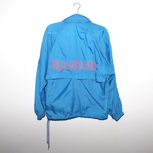 Vintage 90s Reebok Hooded Windbreaker Jacket Size S - Picture 5 of 7